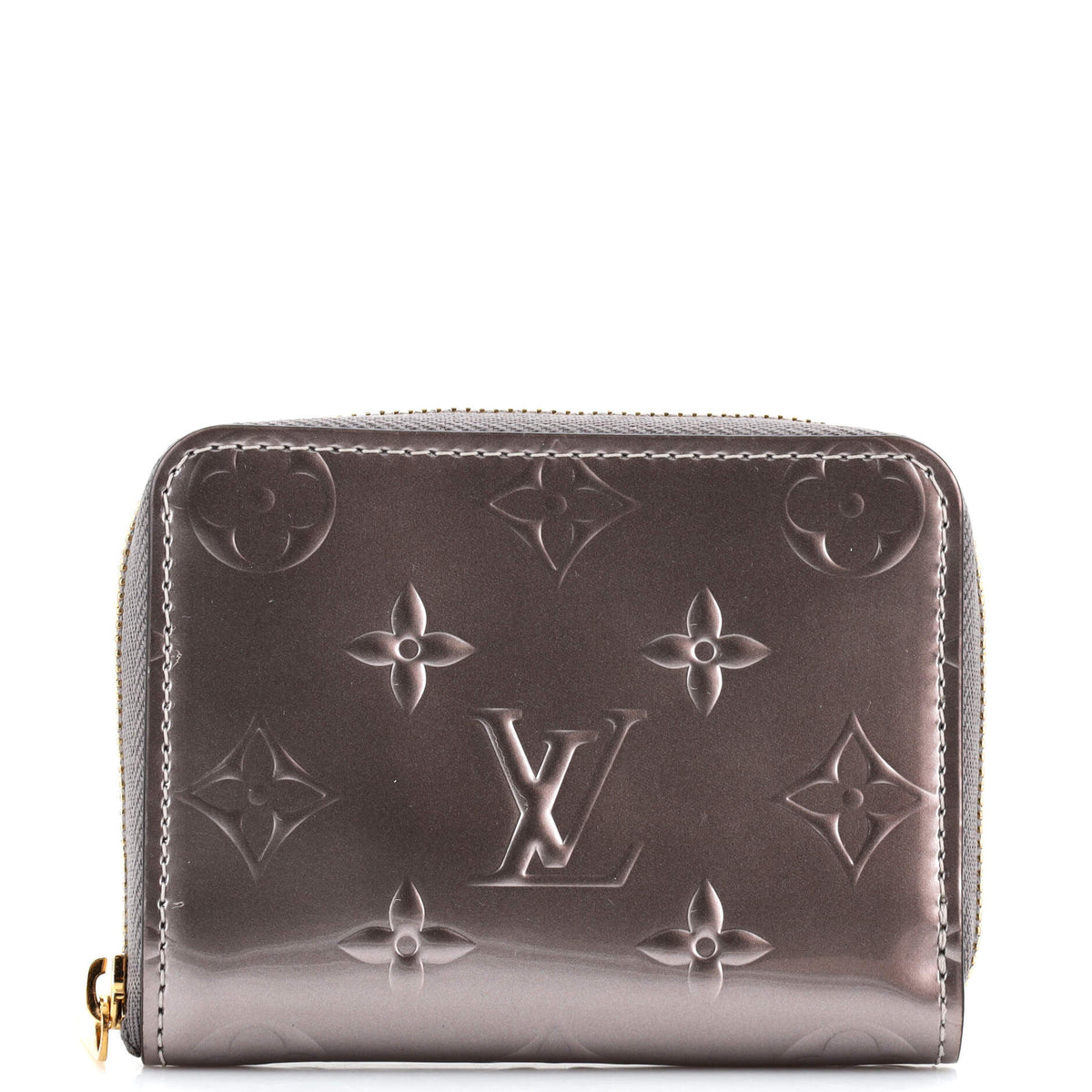 Louis Vuitton Zippy Coin Purse Metallic Monogram Vernis