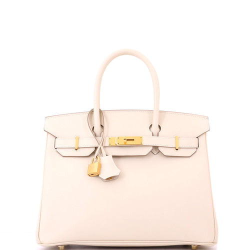 Birkin Handbag Light Epsom with Gold Hardware 30
