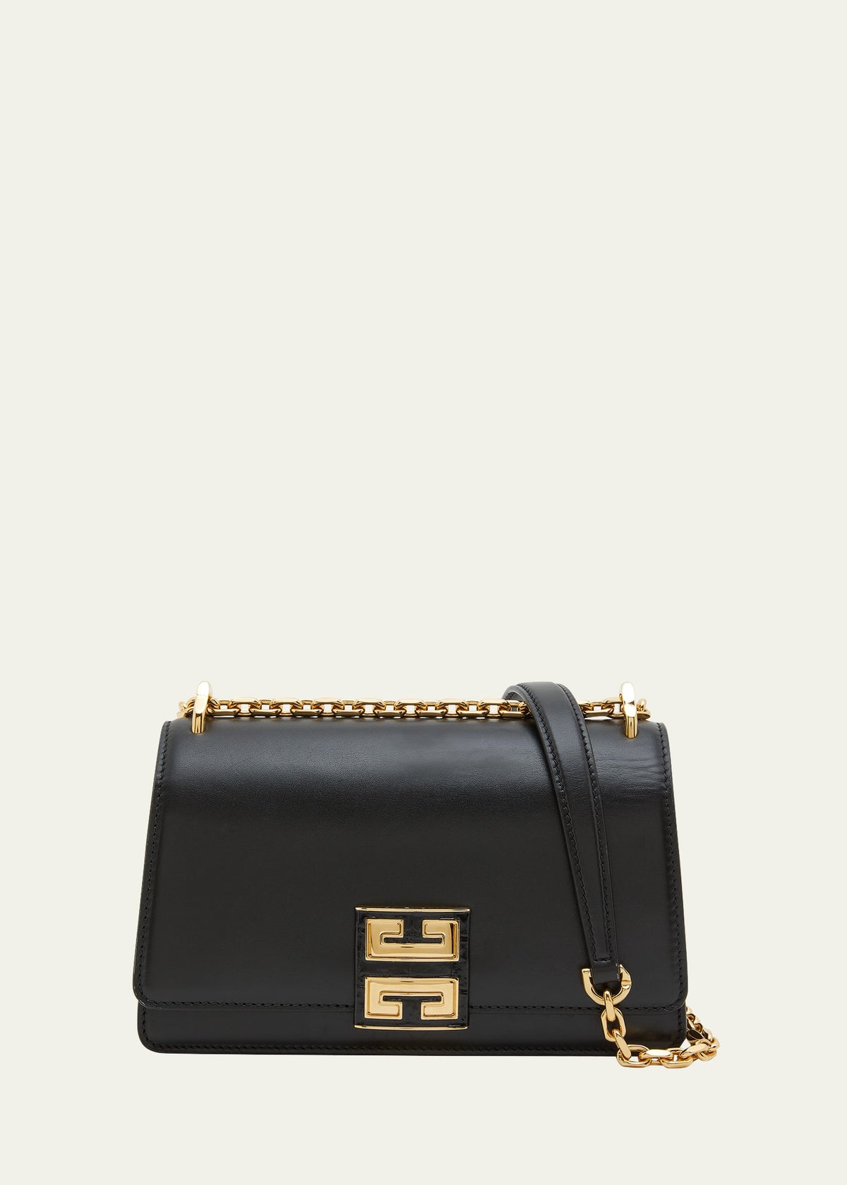 Givenchy Small 4G Shoulder Bag in Leather with Sliding Chain Strap