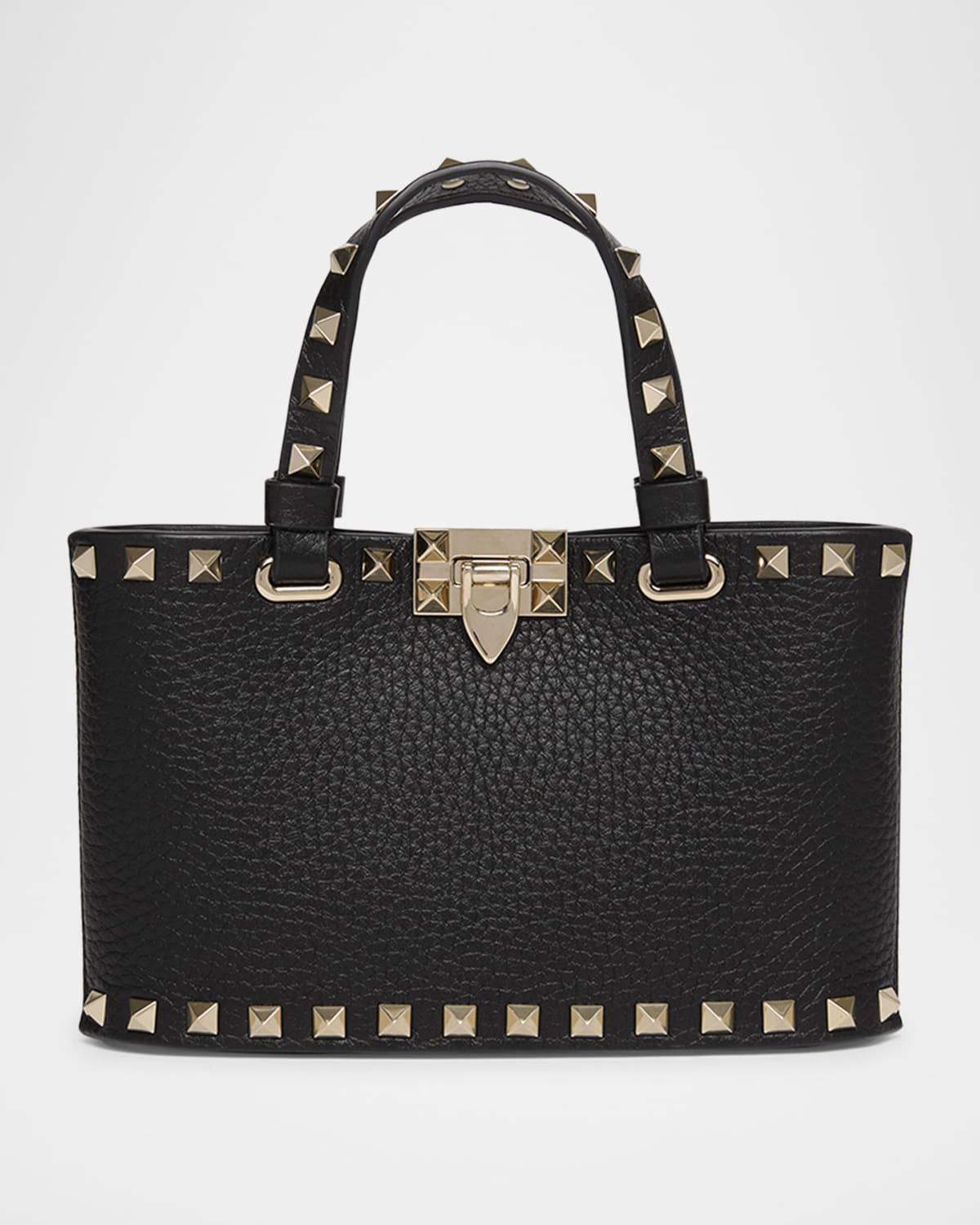 Valentino Rockstud Mini Leather Tote Bag