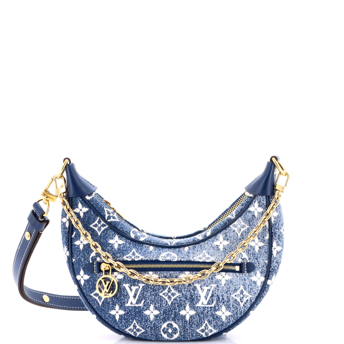 Louis Vuitton Loop Handbag Monogram Jacquard Denim