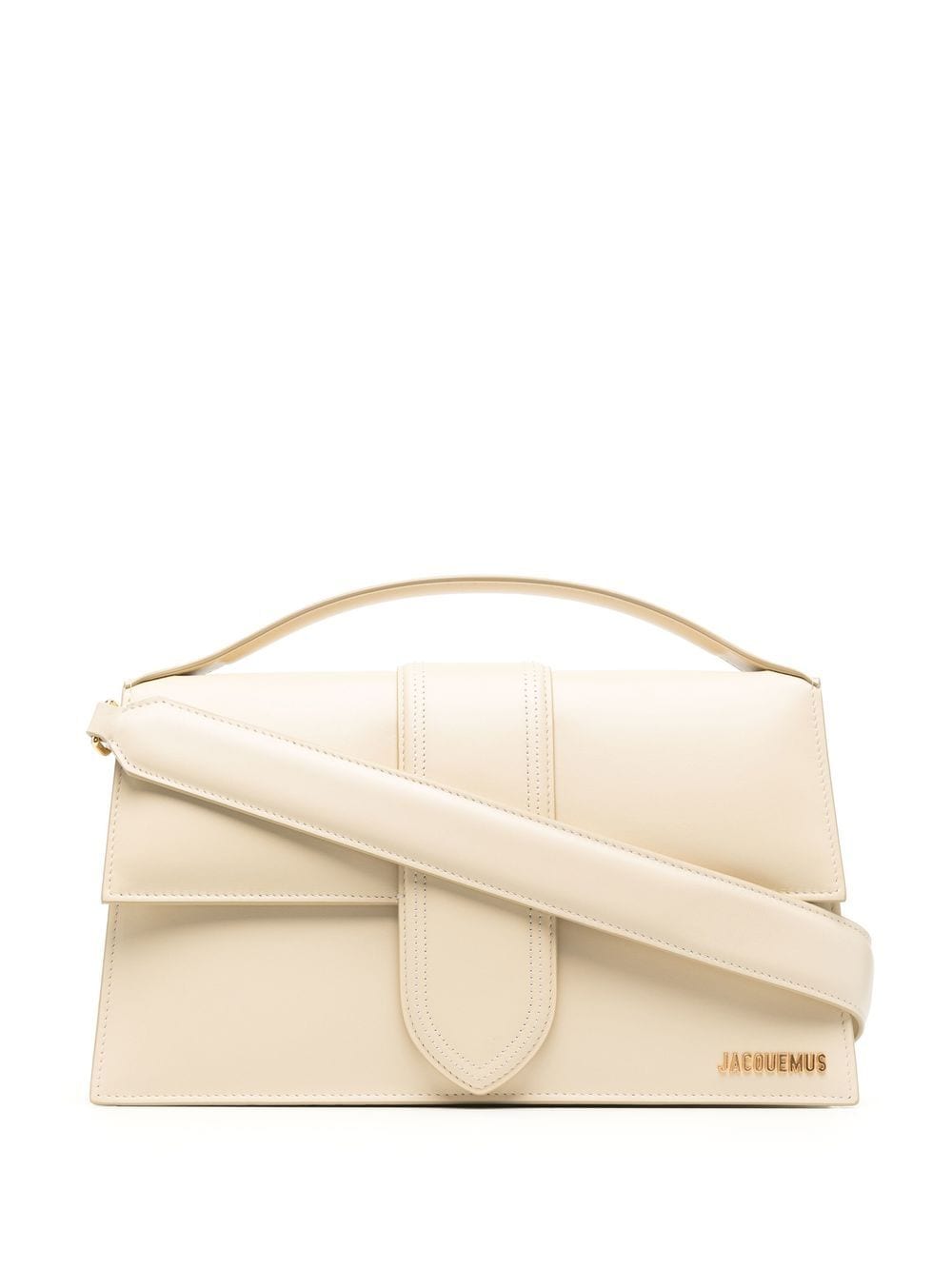 Jacquemus Women's Le Bambinou Leather Handbag in Ivory | Size UNI | 221BA014