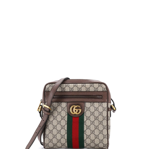 GUCCI Ophidia Messenger Bag GG Coated Canvas Small