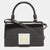 Black Glossy Leather Mini Bon Bon Top Handle Bag