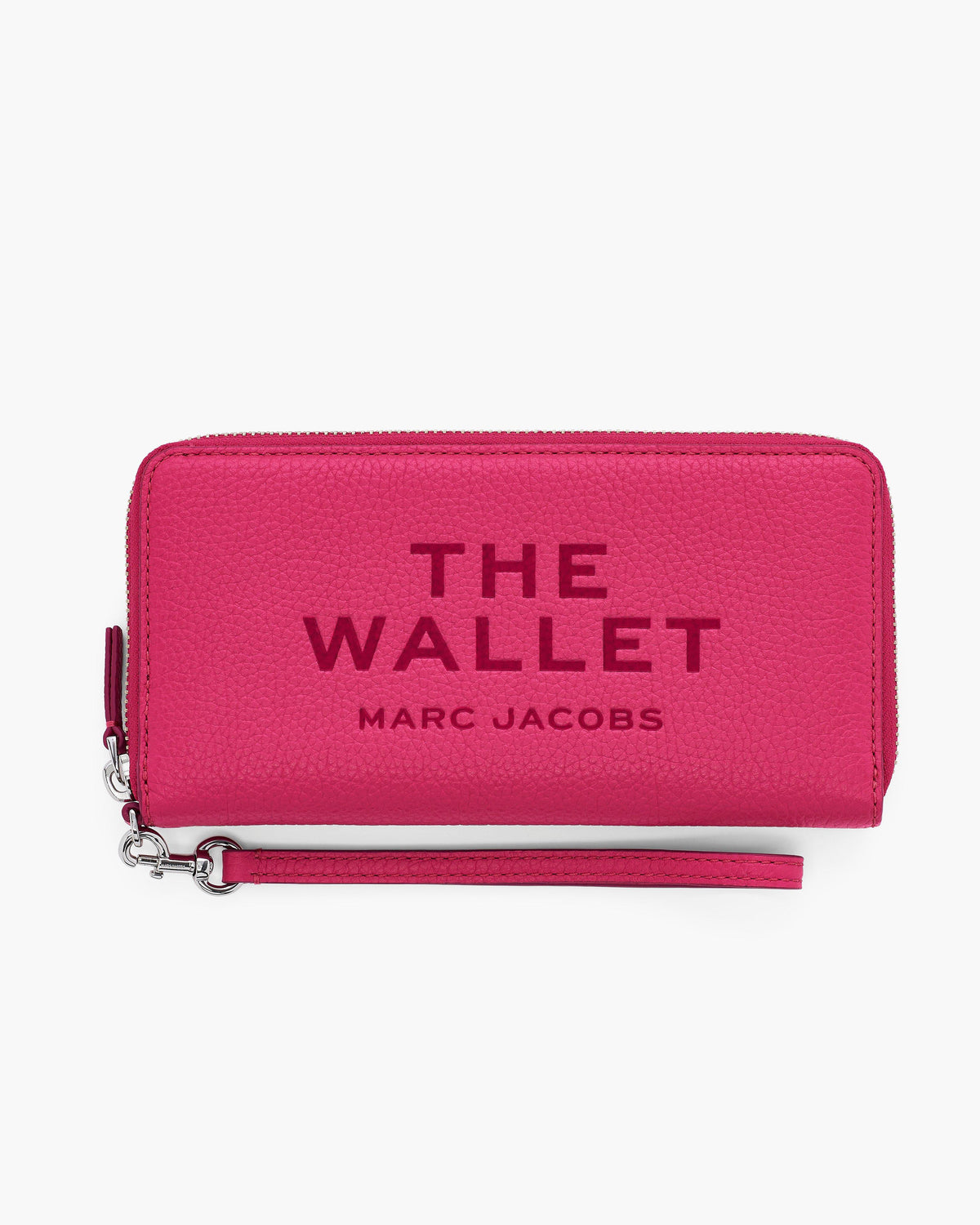 Marc Jacobs Marc Jacobs The Leather Continental Wallet in Raspberry Pink