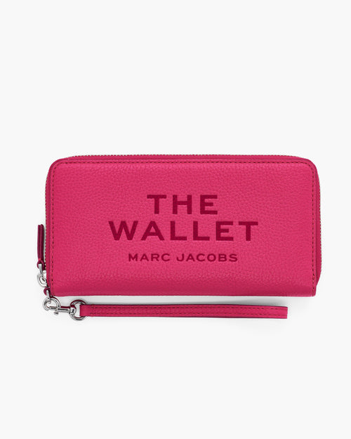 Marc Jacobs The Leather Continental Wallet in Raspberry Pink