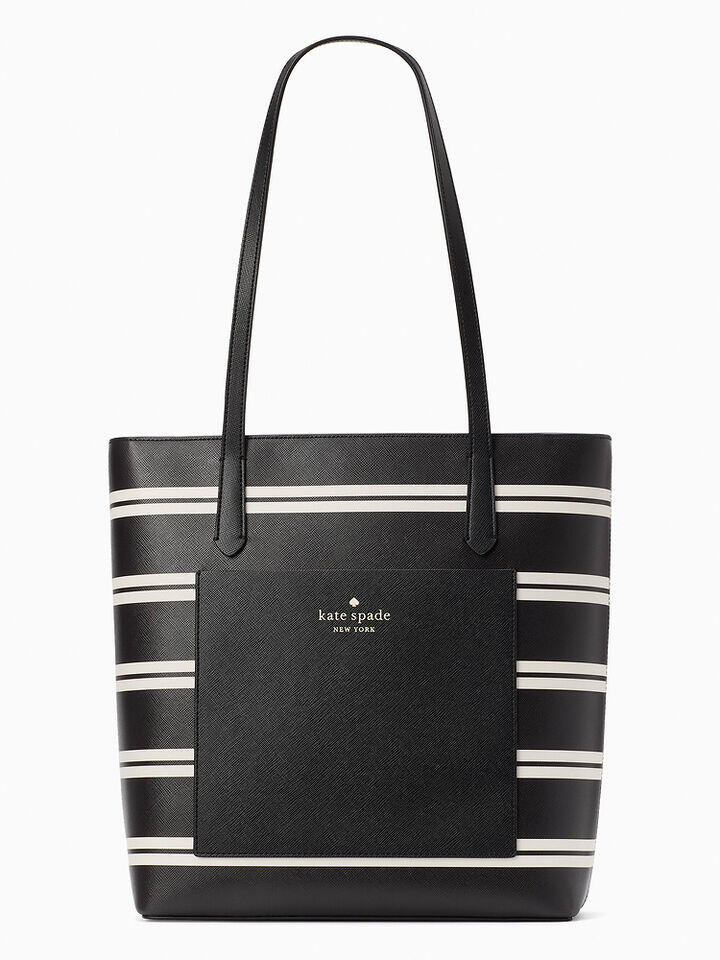 Kate Spade Au Daily Crisp Stripe Printed Tote