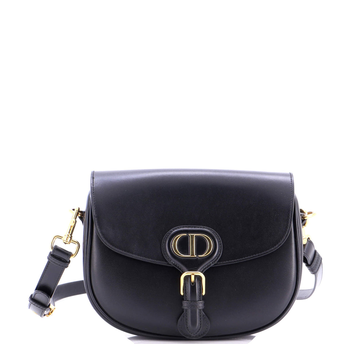 Christian Dior Bobby Flap Bag Leather Medium