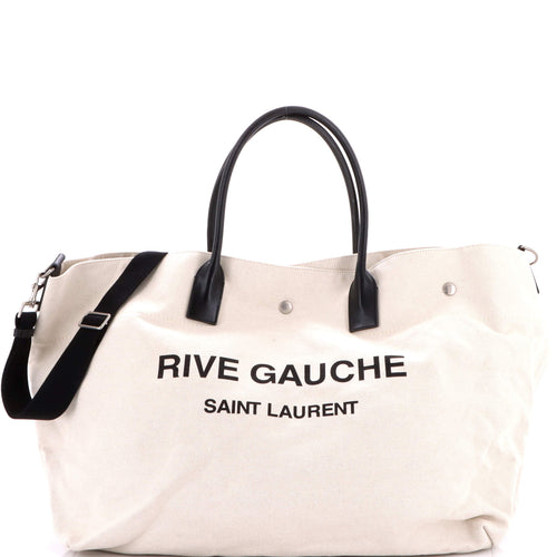 Rive Gauche Shopper Tote Canvas Maxi