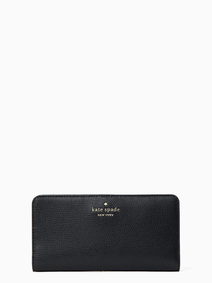 Kate Spade Au Darcy Refined Grain Leather Large Slim Bifold Wallet