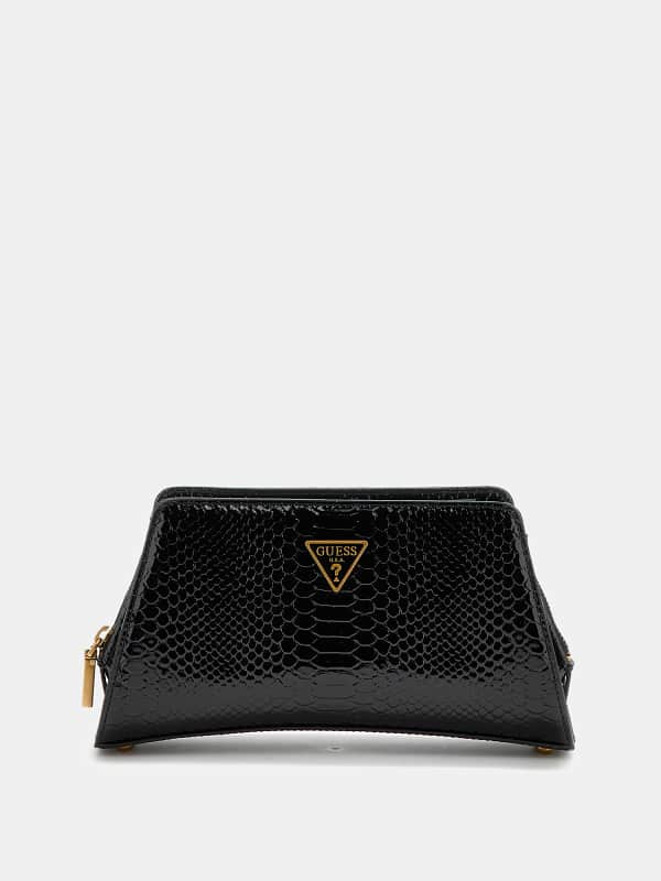 Guess Annita Python-Print Crossbody