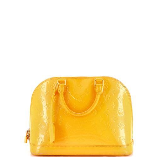 Alma Handbag Monogram Vernis PM
