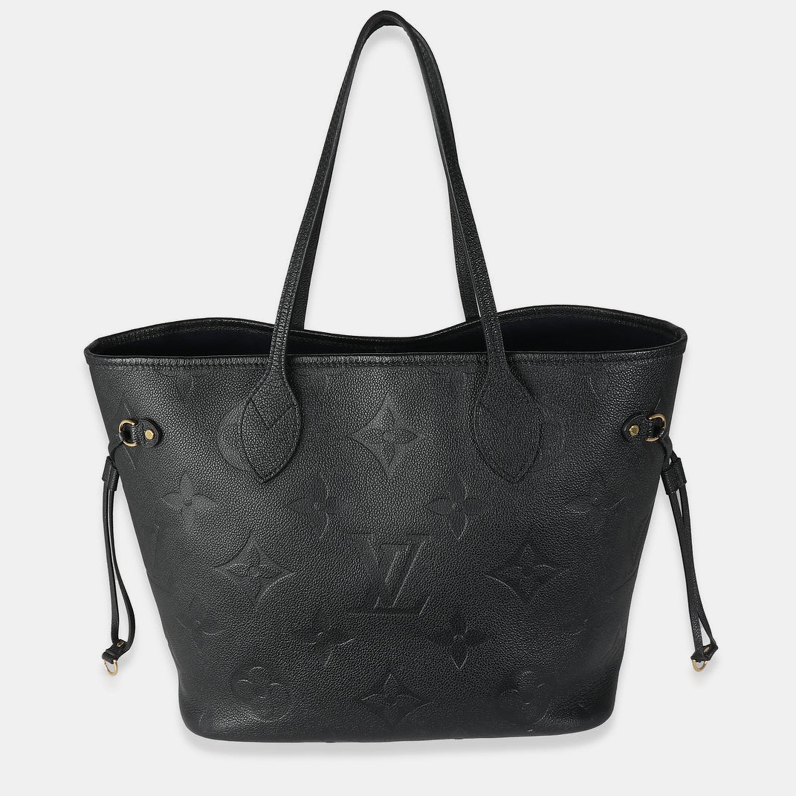 Louis Vuitton Schwarze Empreinte Neverfull MM Tasche