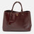 Burgundy Saffiano Vernic Large Galleria Tote