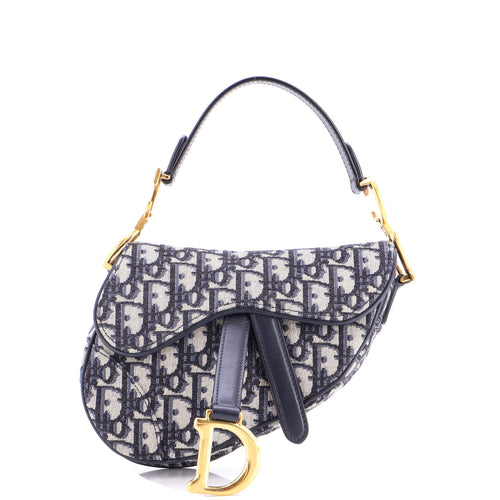 Saddle Handbag Oblique Canvas Mini