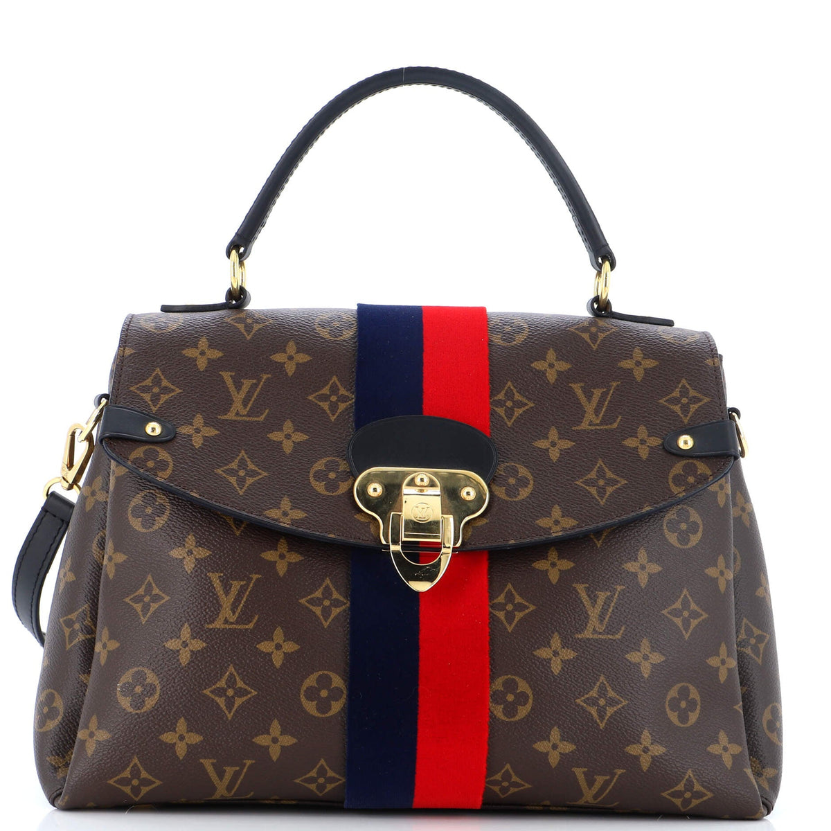 Louis Vuitton Georges Handbag Monogram Canvas MM