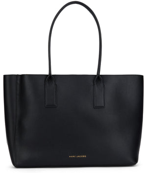 Marc Jacobs Babe Top Handle Split Leather with Polyurethane Coating Tote Bag - Black