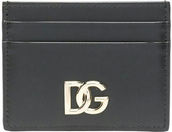 Dolce & Gabbana Women's Leather Card Holder in Black | BI0330AW576 Color 80999