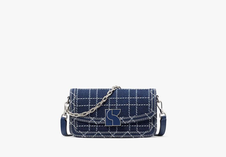 Kate Spade New York Dakota Denim Check Small Crossbody