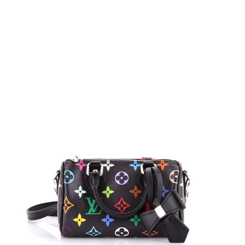 x Takashi Murakami Speedy Bandouliere NM Bag Monogram Multicolor Nano