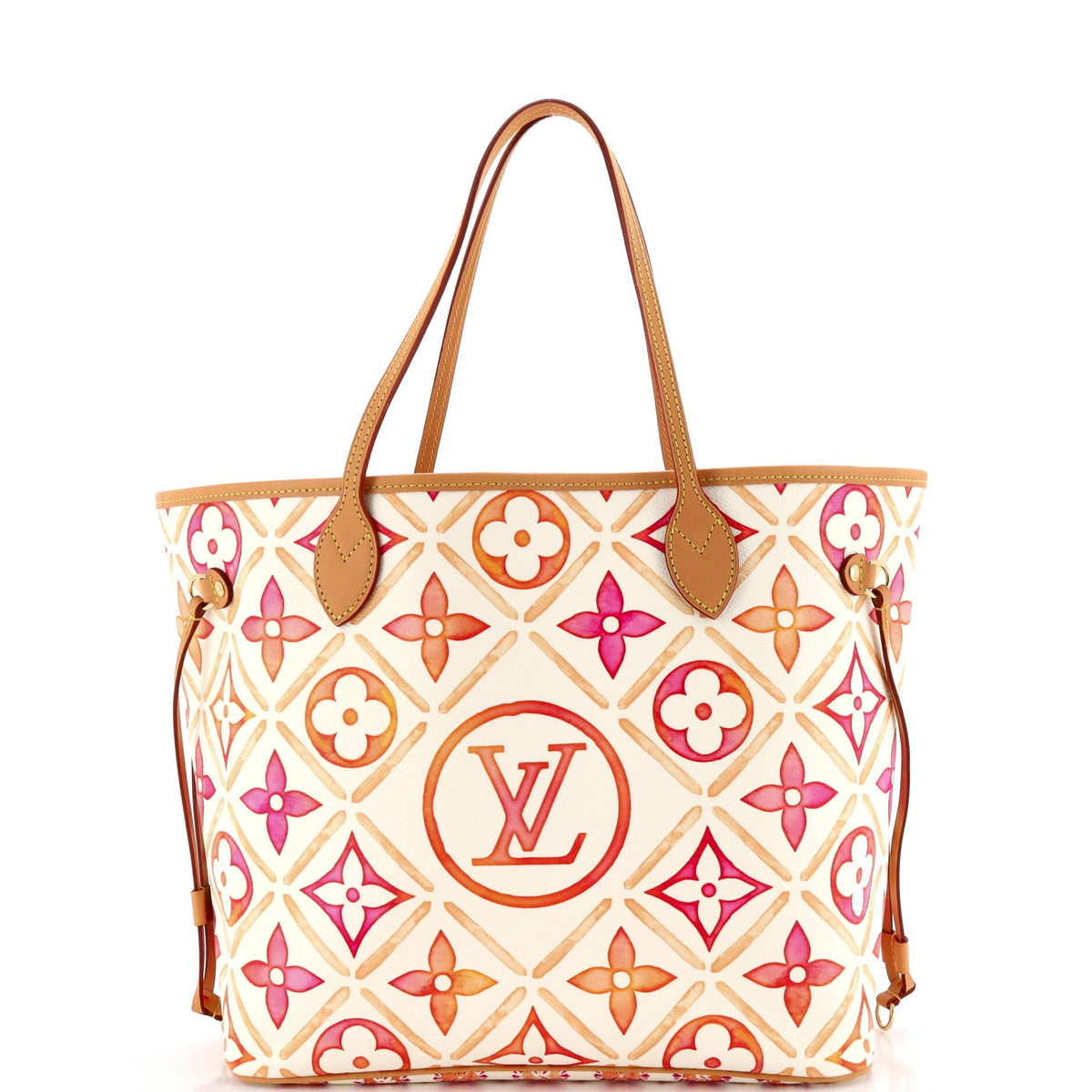 Louis Vuitton Neverfull NM Tote By The Pool Monogram Tile Canvas MM