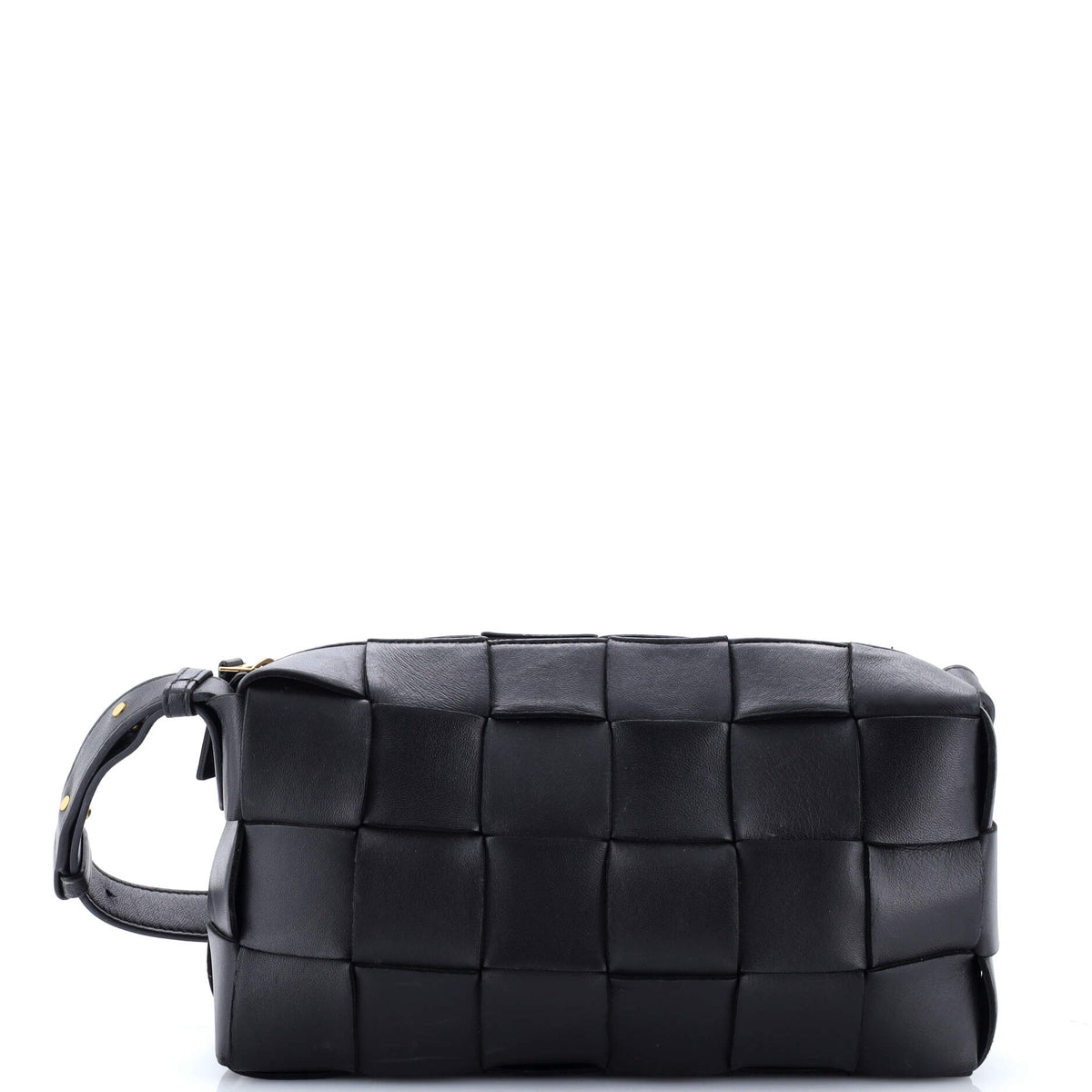 Bottega Veneta Brick Cassette Shoulder Bag Maxi Intrecciato Leather