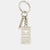 Icon Logo Silver Tone Key Ring