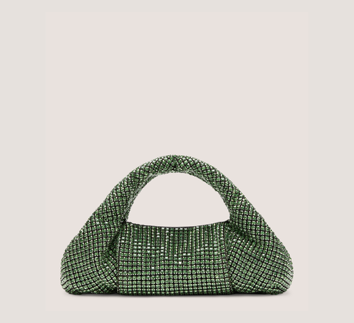 Moda Shine Mini Tote, Peridot Crystal Mesh, Size: U No Dimension