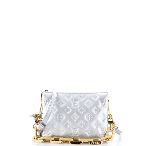 Coussin Bag Monogram Embossed Lambskin BB