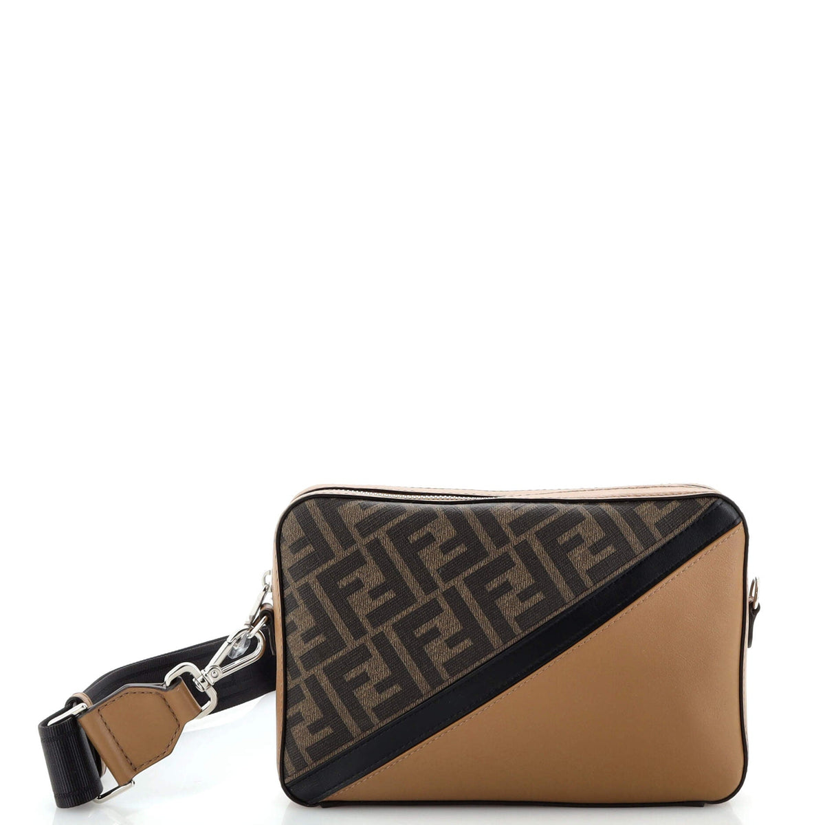 Fendi FENDI Camera Case Bag Zucca Coated Canvas and Leather Small