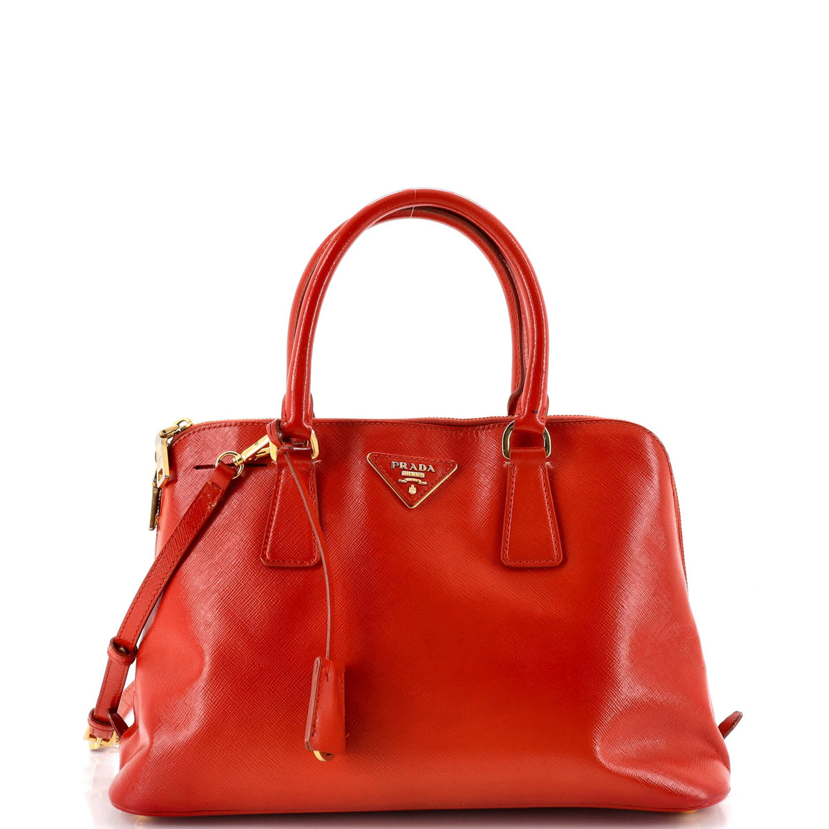 Prada PRADA Promenade Bag Vernice Saffiano Leather Medium
