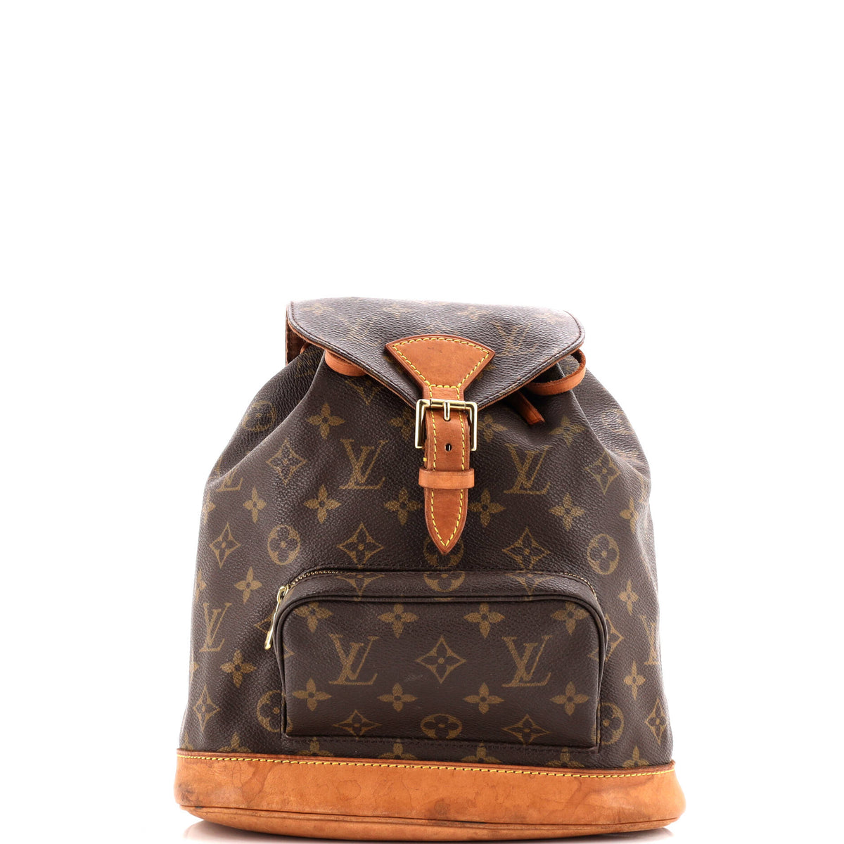 Louis Vuitton Vintage Montsouris Backpack Monogram Canvas MM