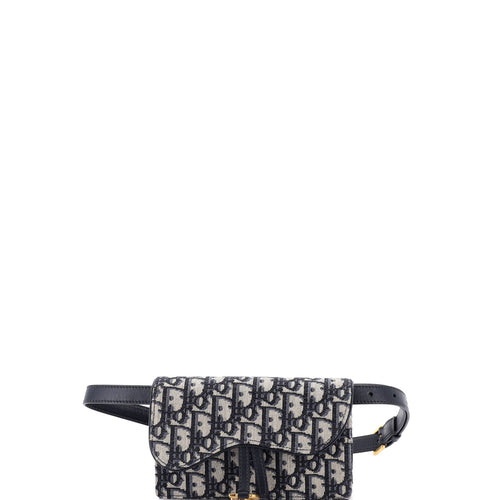 Saddle Rectangular Belt Bag Oblique Canvas