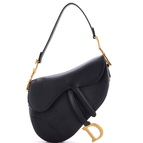 Saddle Handbag Leather Medium