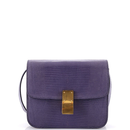CELINE Classic Box Bag Lizard Small