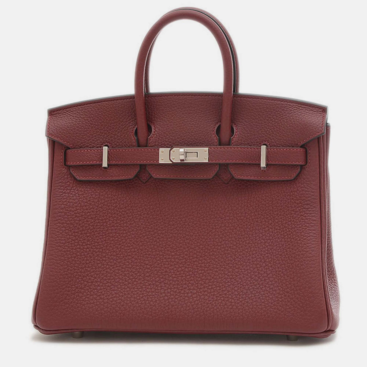 Hermès Rouge Ash Togo Birkin 25 Handbag