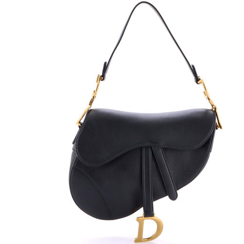 Saddle Handbag Leather Medium