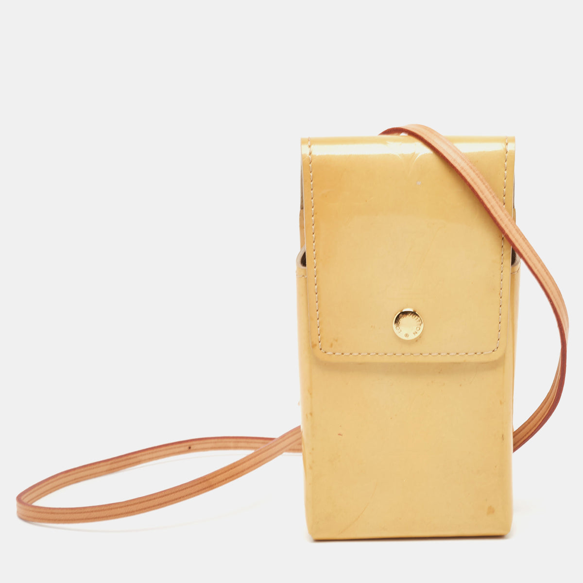 Louis Vuitton Yellow Monogram Vernis Cigarette Case