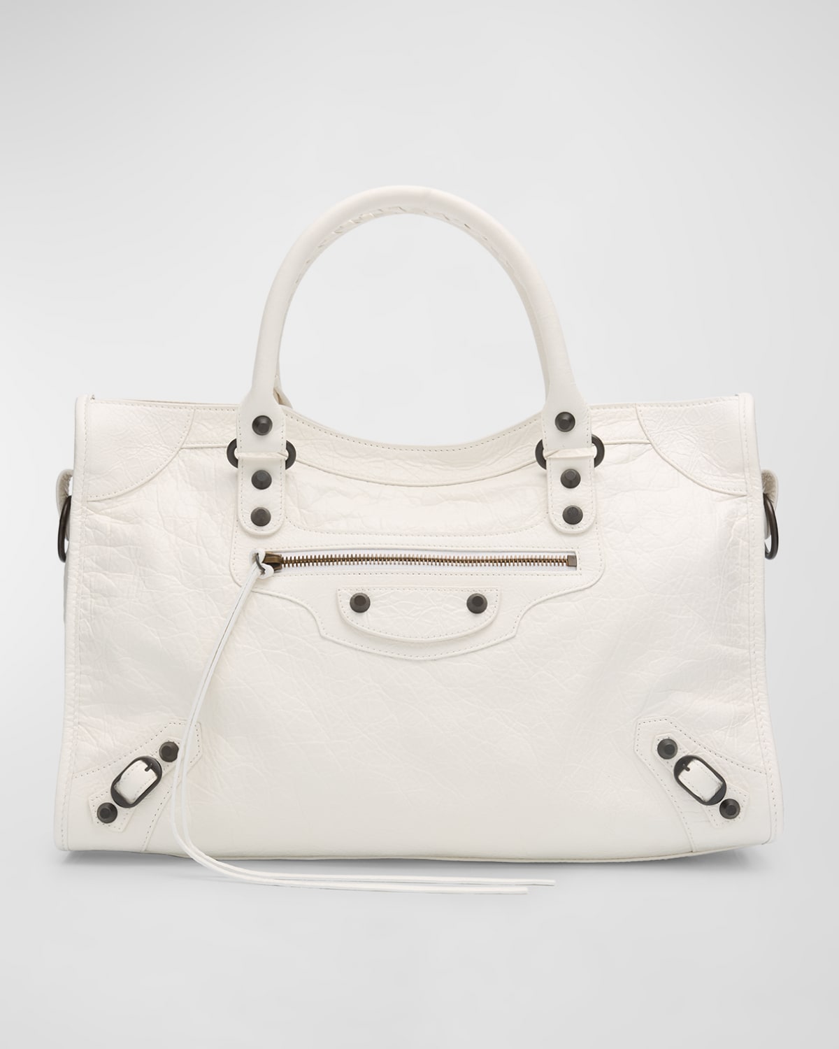 Balenciaga Le City Medium Leather Top-Handle Bag