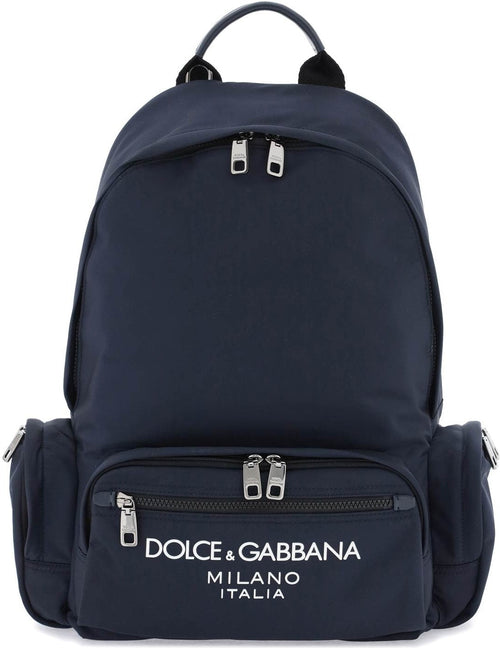 Men's Nylon Backpack in Blue | BM2197AG182