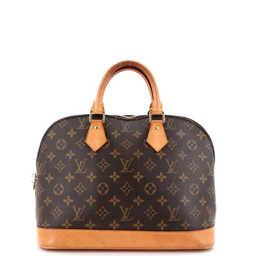 Vintage Alma Handbag Monogram Canvas PM