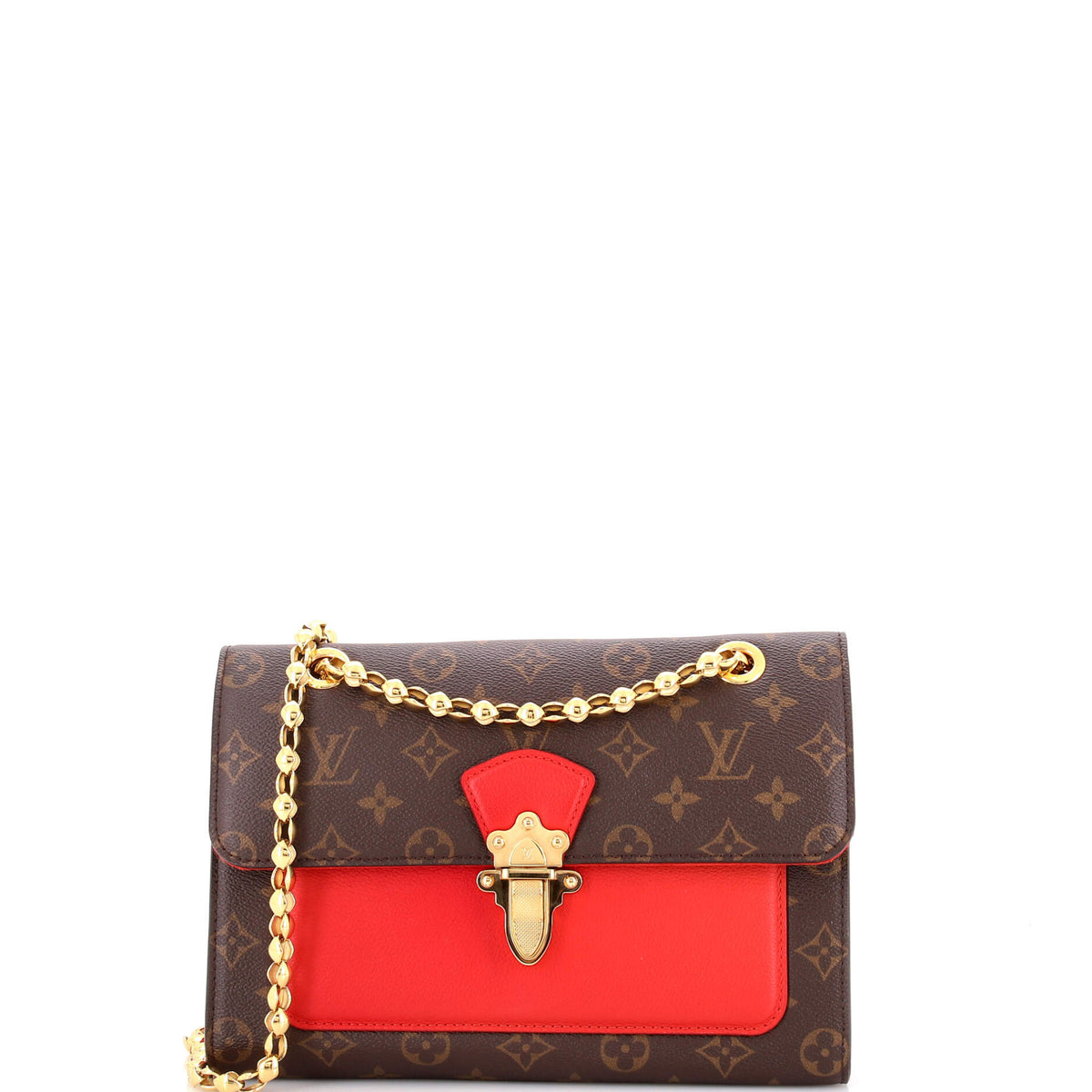Louis Vuitton Victoire Handbag Monogram Canvas and Leather