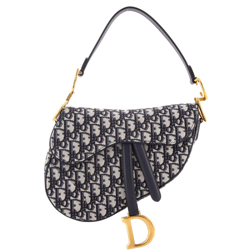 Saddle Handbag Oblique Canvas Medium