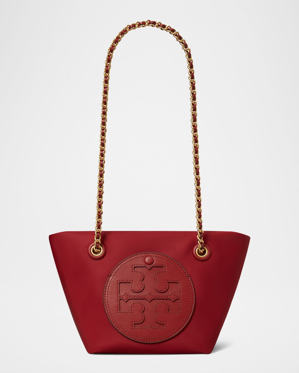 Tory Burch Ella Small Leather Chain Shoulder Bag