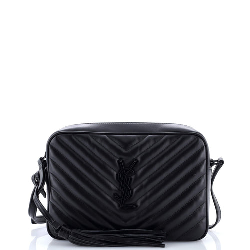 Lou Camera Bag Matelasse Chevron Leather Small