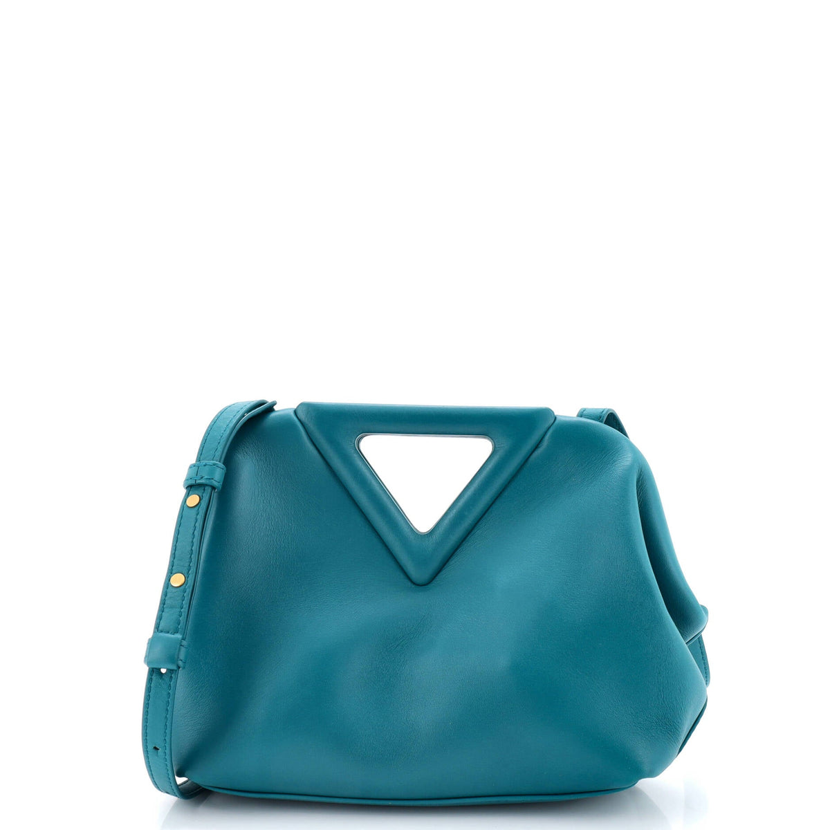 Bottega Veneta Point Shoulder Bag Leather Small