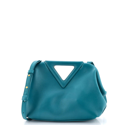 Point Shoulder Bag Leather Small