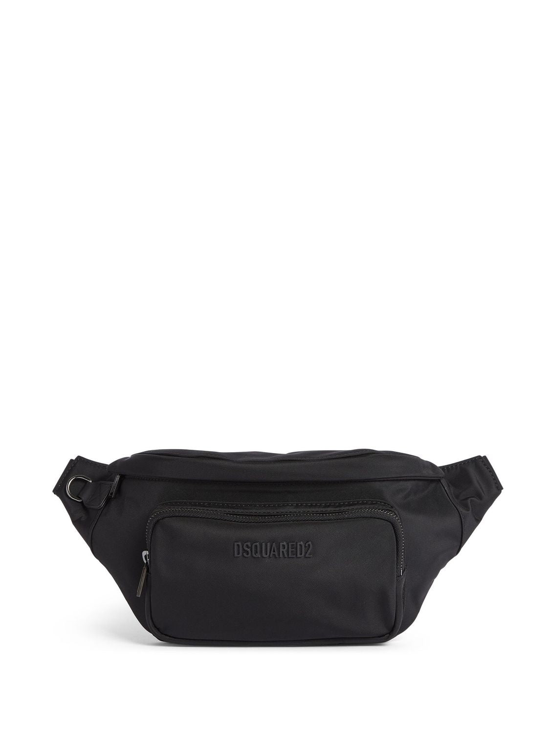 Dsquared2 Men's Logo-Embossed Canvas Belt Bag in Black | BBM0063168068152124 Color Black