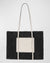 Capri Raffia & Leather Tote Bag