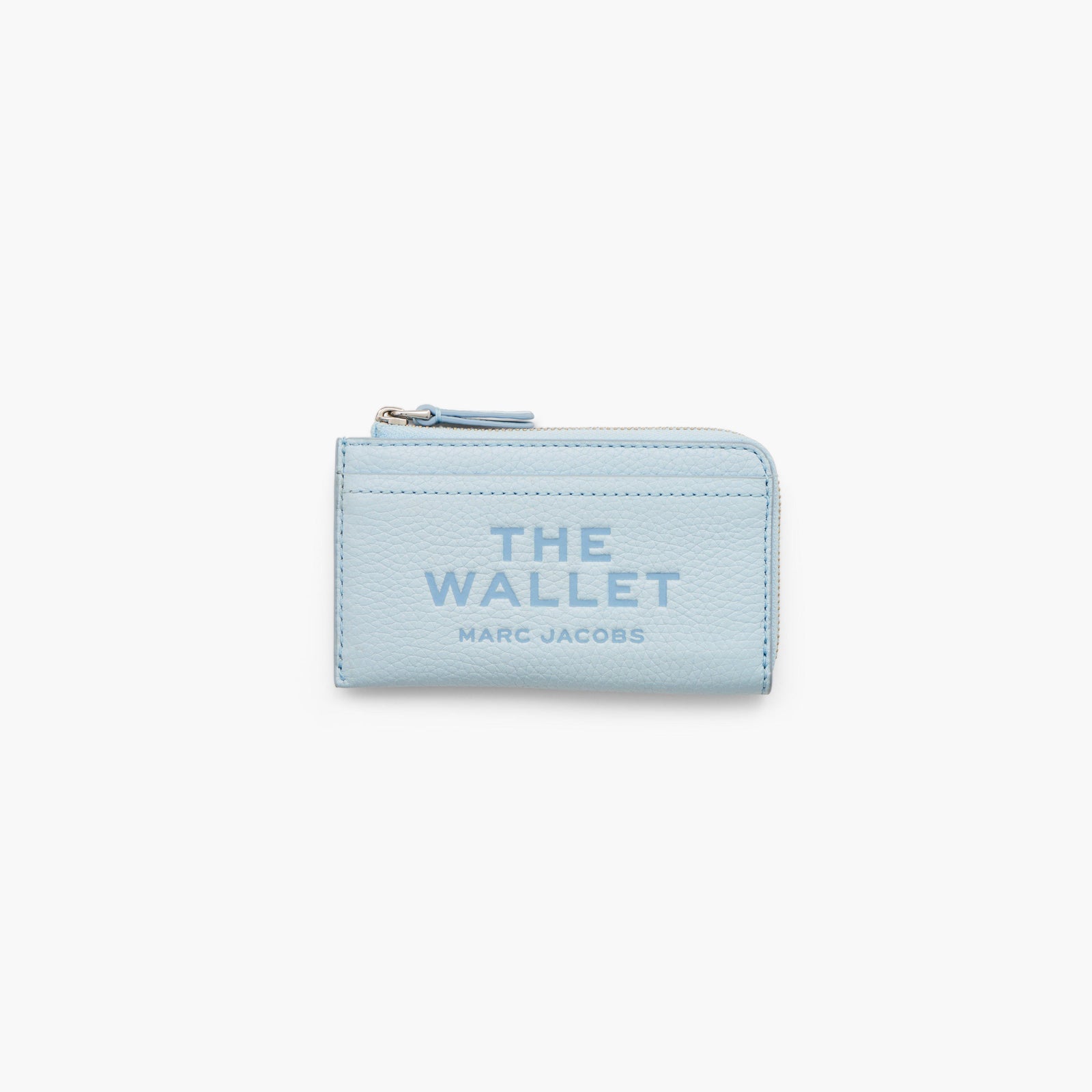 Marc Jacobs The Leather Top Zip Multi Wallet in Cloud Blue